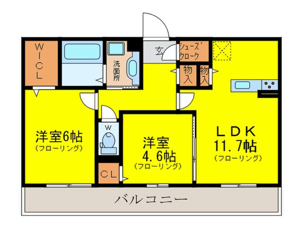 D-room大濠の物件間取画像